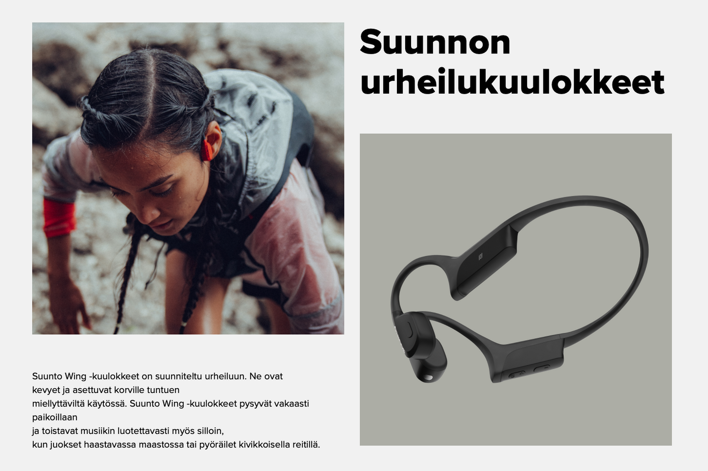 Suunto Wing urheilukuulokkeet