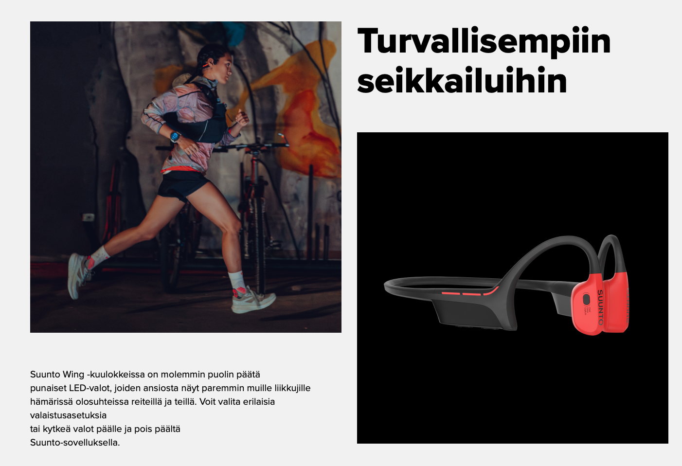 Suunto Wing urheilukuulokkeet