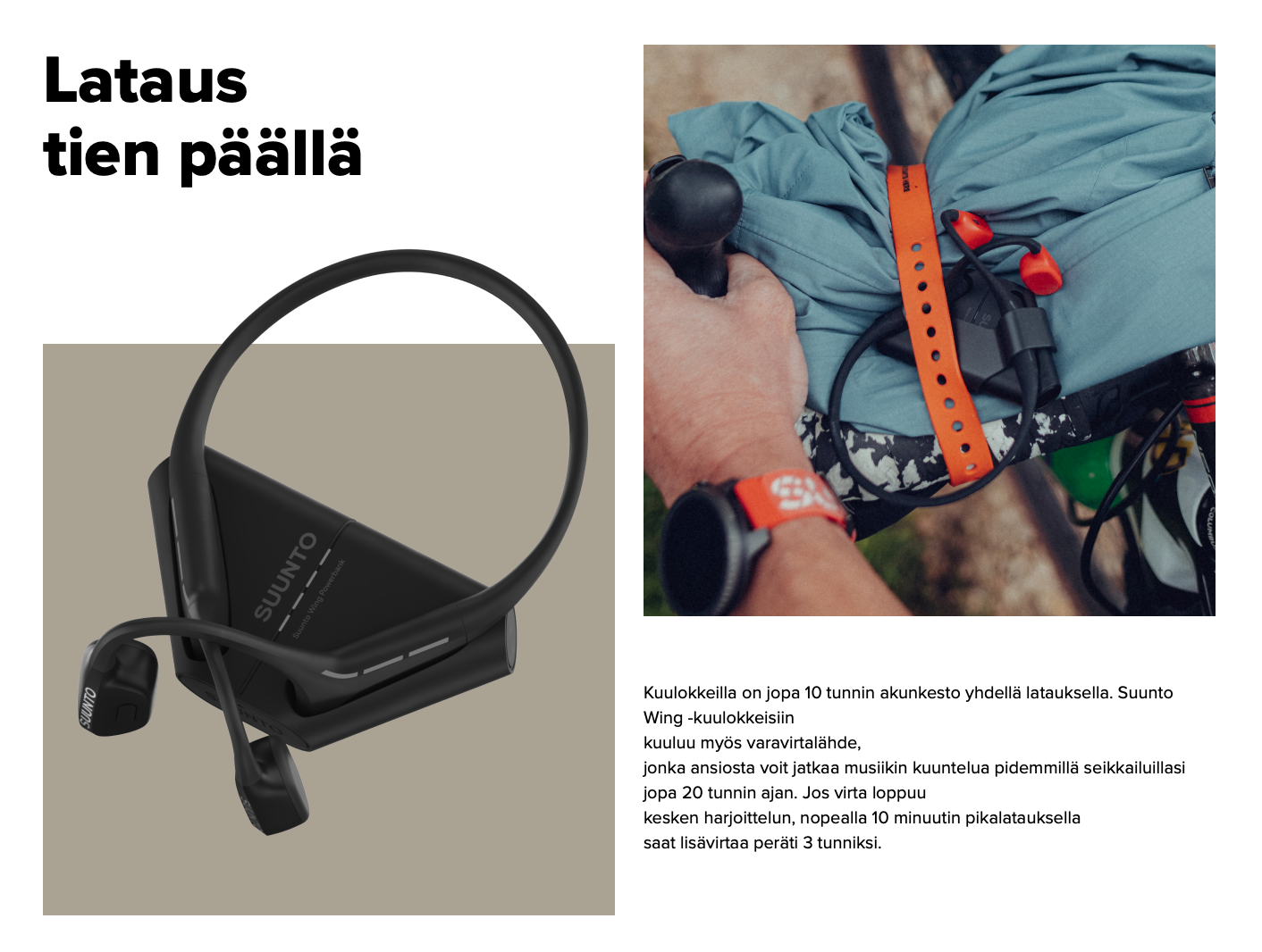 Suunto Wing urheilukuulokkeet