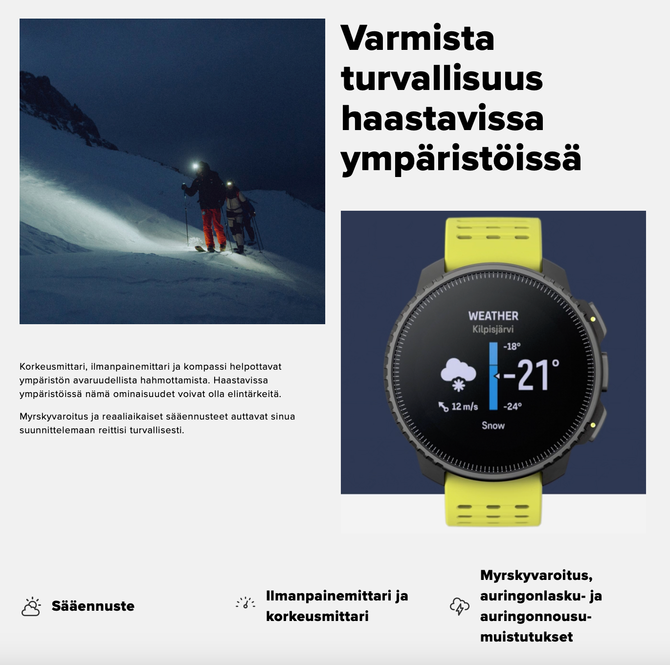 Suunto Vertical seikkailukello