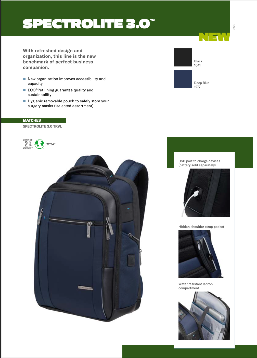 Samsonite Spectrolite 3.0. TRVL - reput