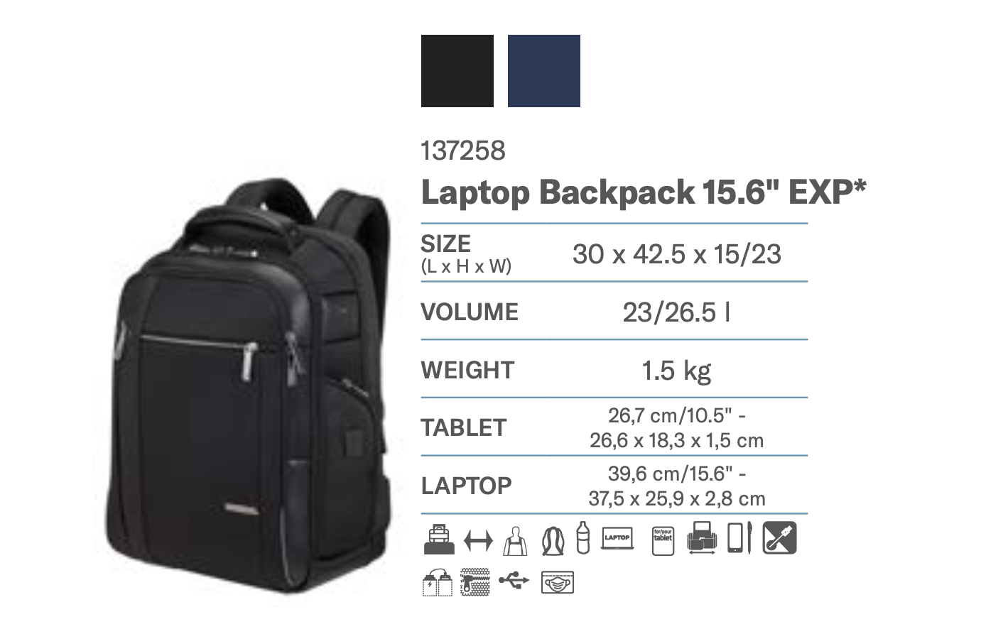 Samsonite Spectrolite 3.0. TRVL - reput