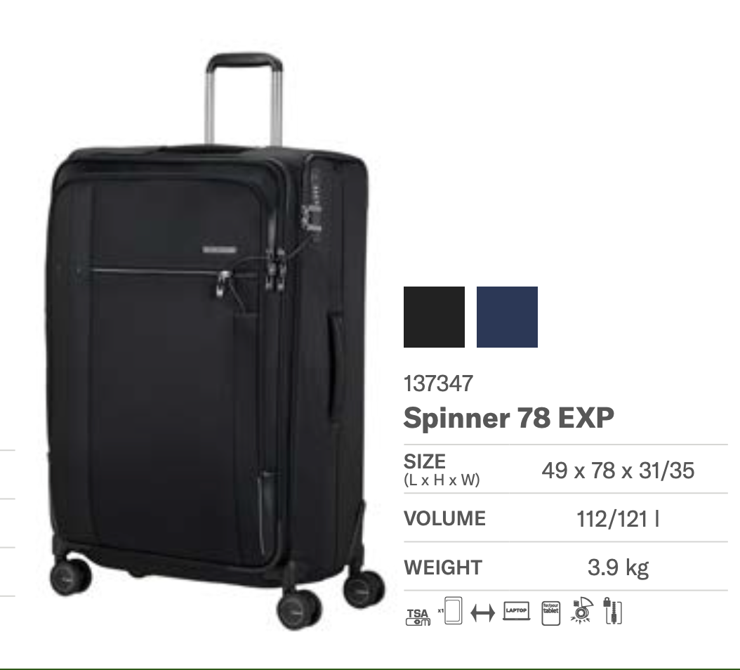 Samsonite Spectrolite 3.0. TRVL - matkalaukut