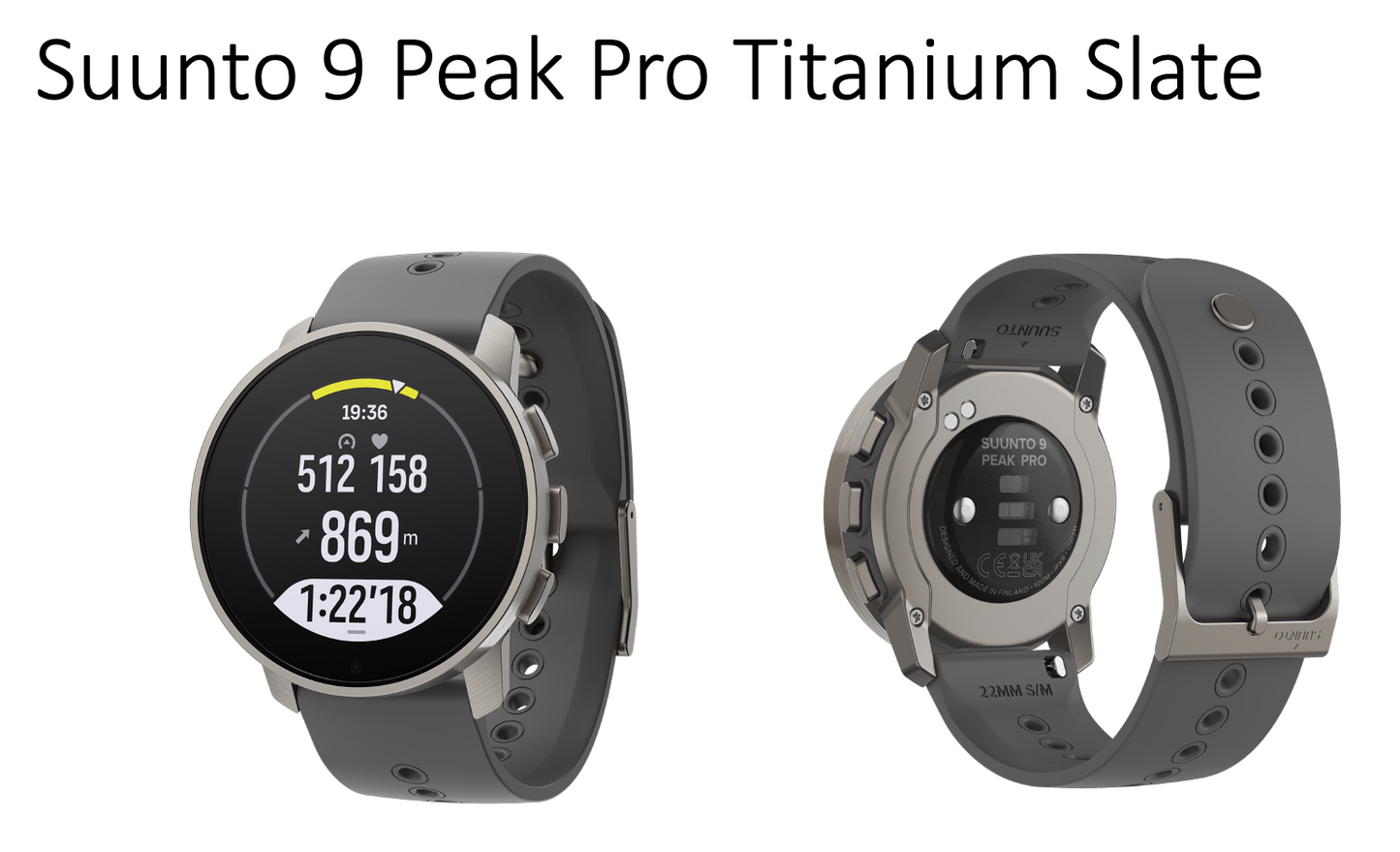 Suunto 9 Peak Pro GPS-urheilukellot