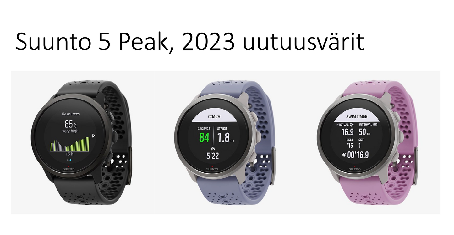 Suunto 5 Peak GPS-urheilukello