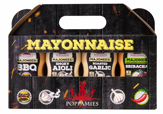 Poppamies Majoneesi 4-pack lahjapakkaus