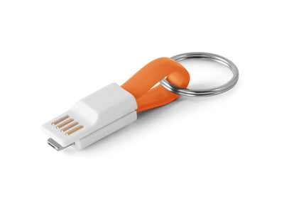 2-in-1 USB latauskaapeli -avaimenperä