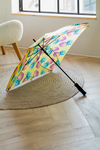 All-over painettu neliskanttinen sateenvarjo